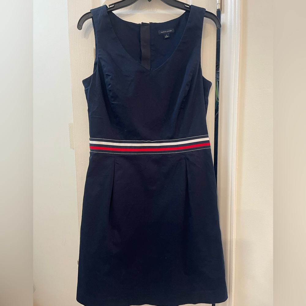 Tommy Hilfiger navy blue sheath dress Size 10